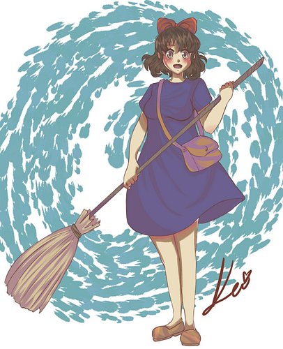 Had to get one done, even though it is late.

I love Kiki's Delivery Service. And I really love this drawing so much. Decided...