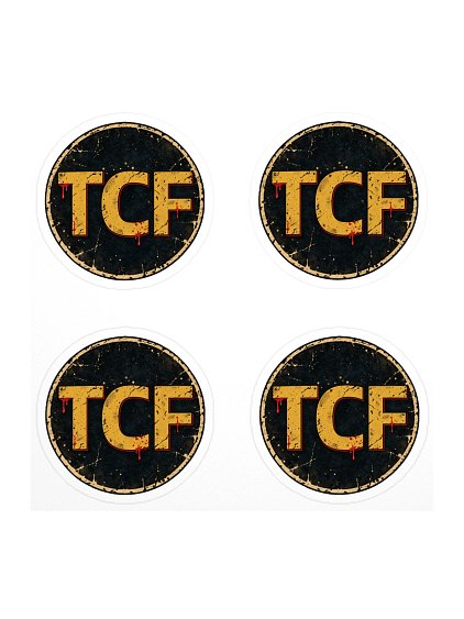 TCF Halloween Logo Kiss Cut Stickers