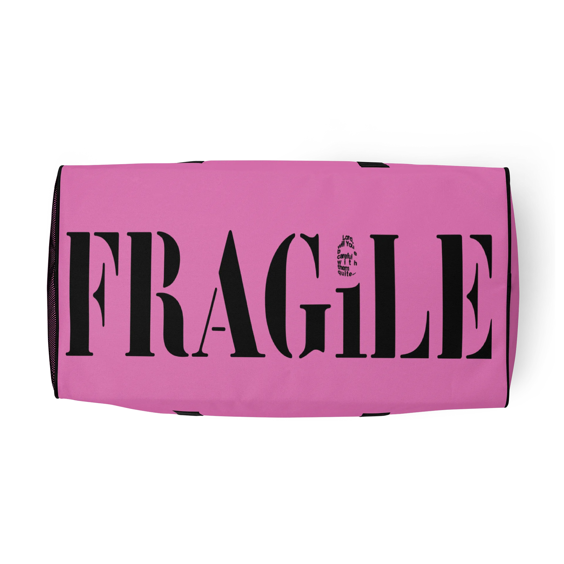 FRAGiLE Pink Duffel Bag product image (5)
