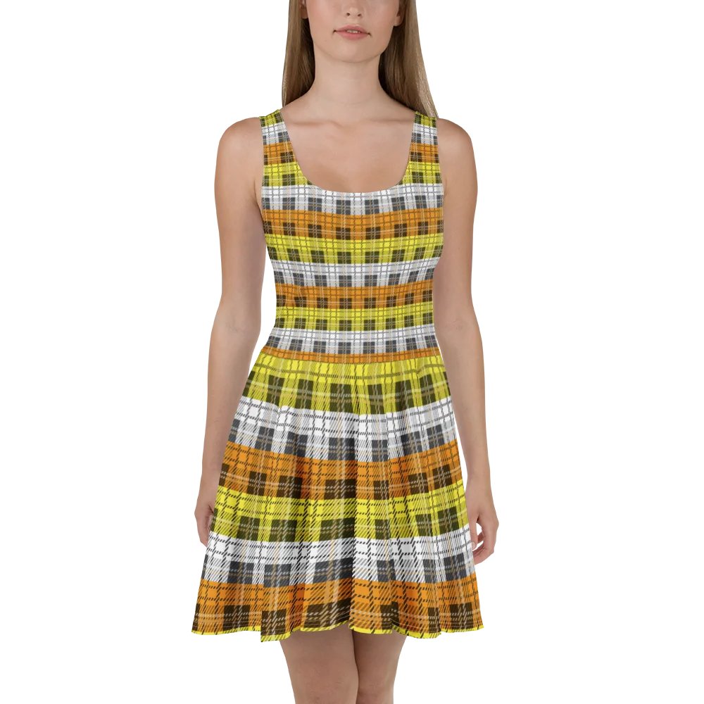 Maverique Pride Plaid Skater Dress product image (2)