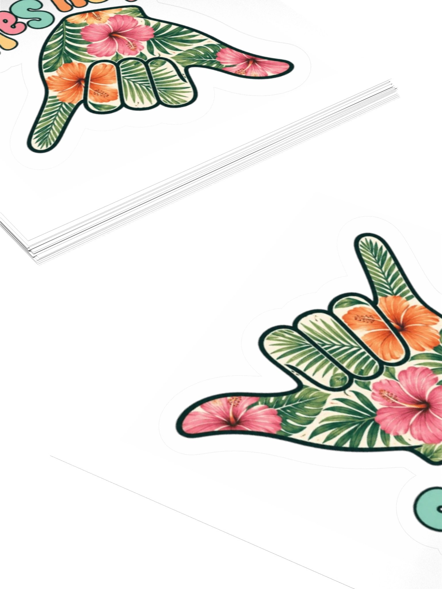 Stay Salty Shaka Kiss Cut Sticker product image (4)