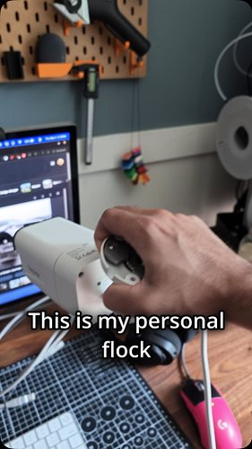 i built my own personal flock surveillance camera that only does surveillance on police cars 🤪 flocking the flockers