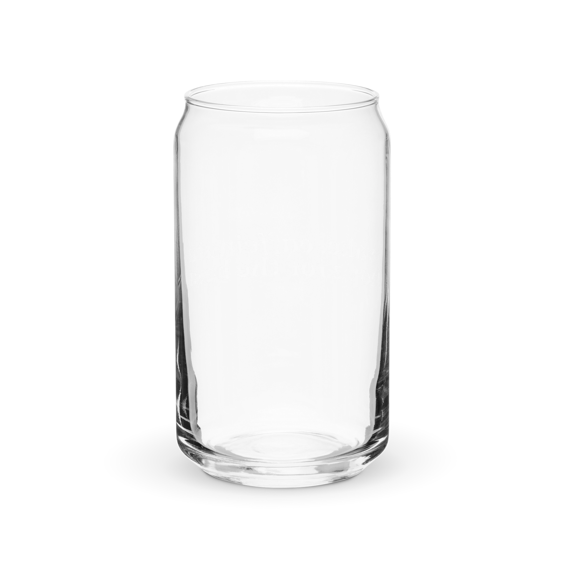 wake & caffeinate (cozy version) glass tumbler product image (6)