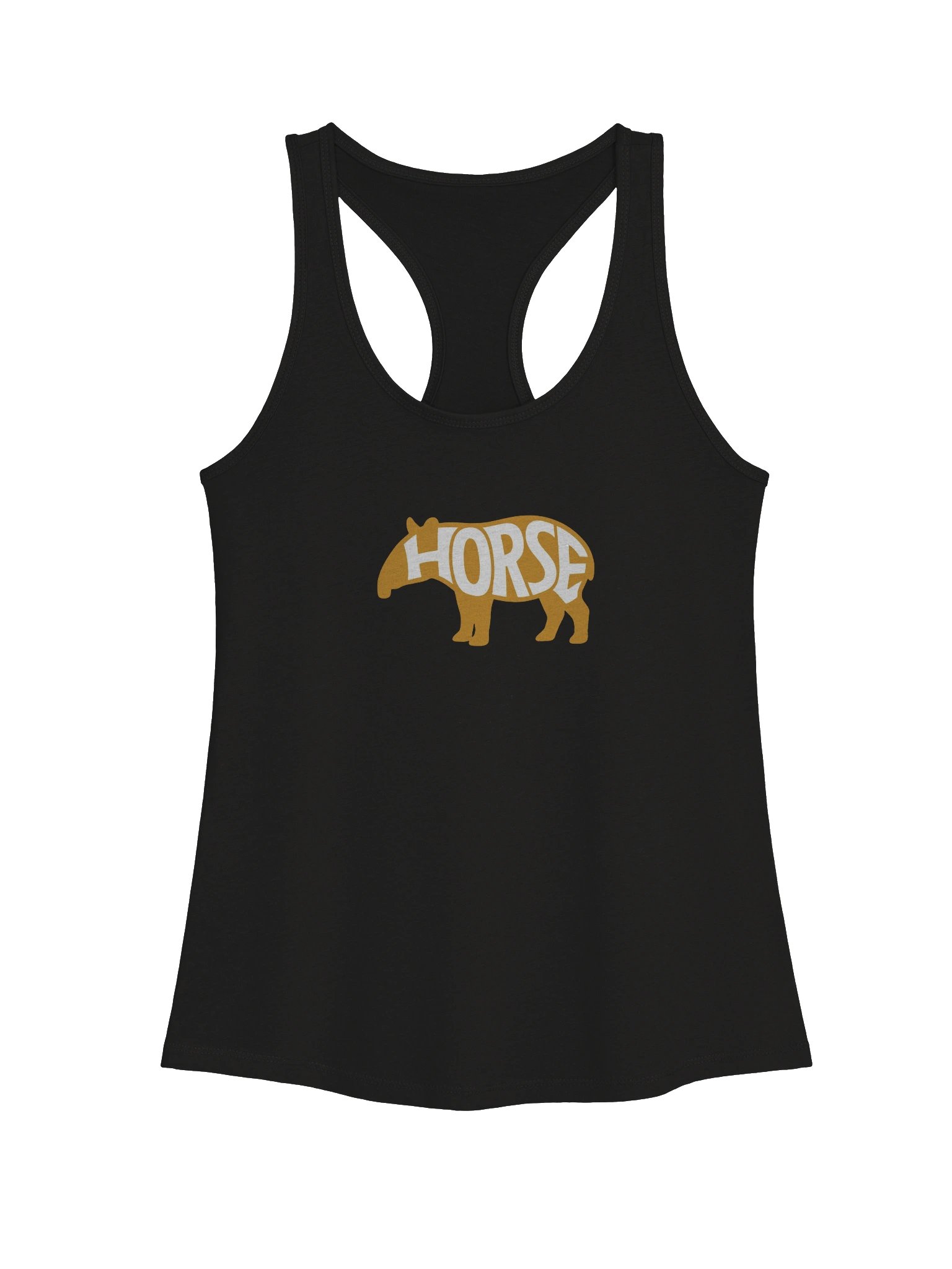 Tapir Horse Racerback Tank Top product image (1)