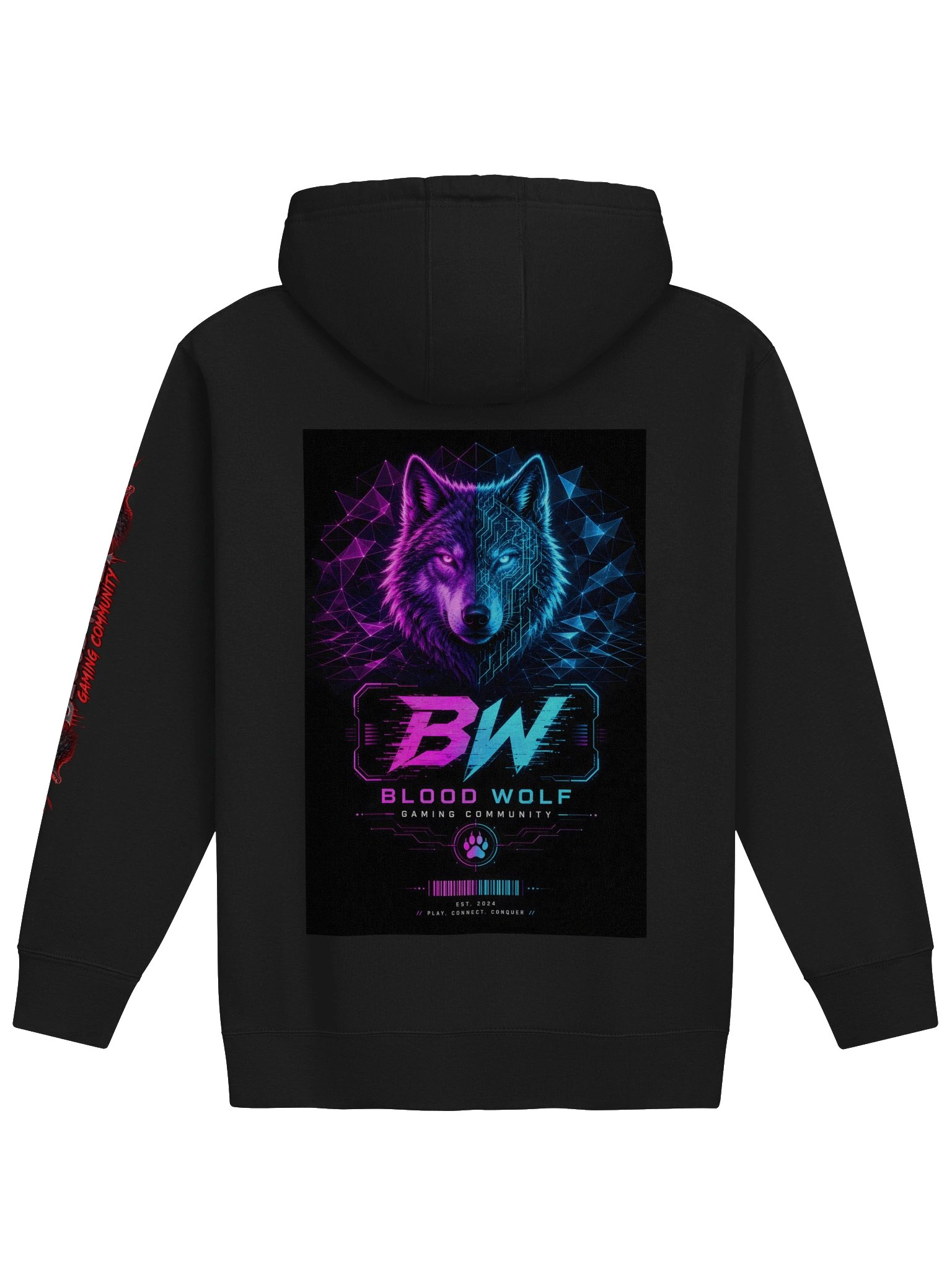 Blood Wolf Gaming Hoodie product image (9)
