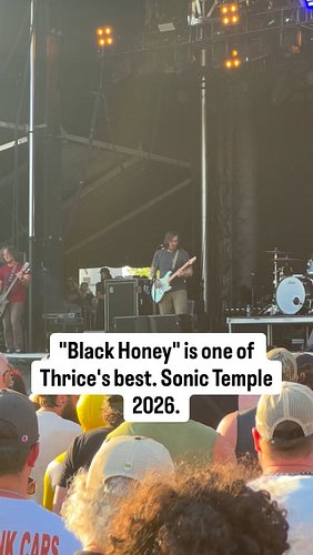 Thrice at Sonic Temple 2026. #thrice #sonictemple
