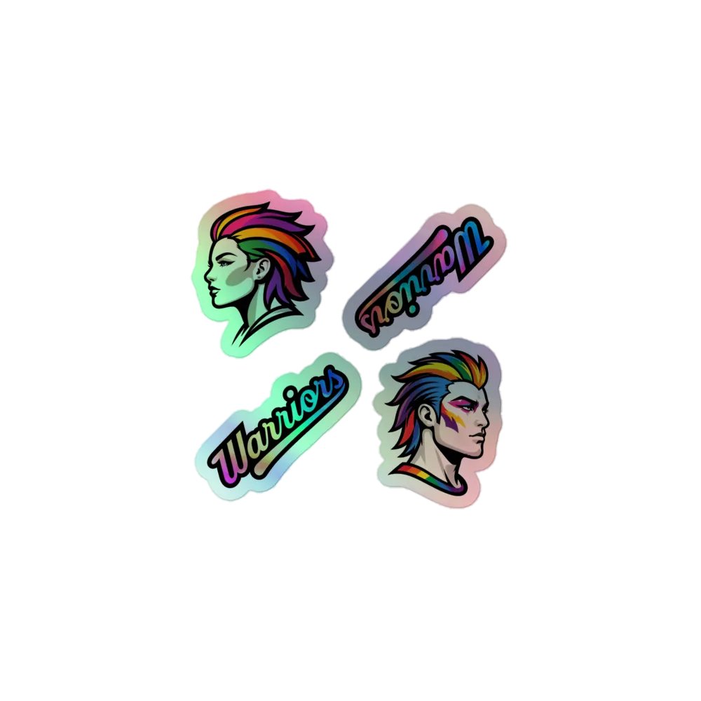 Rainbow Warriors Holographic Stickers product image (1)