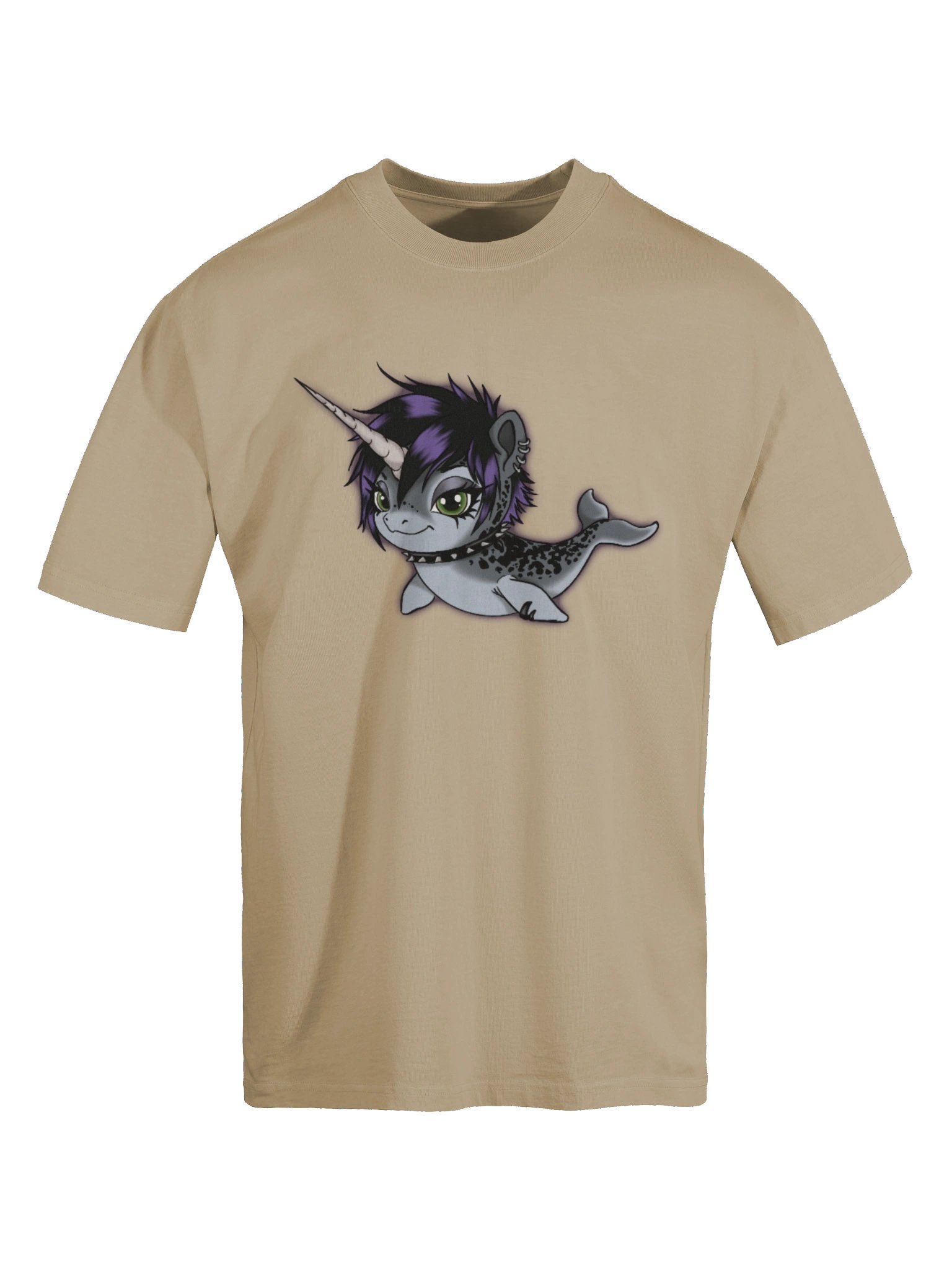 Emo Narwhal Oversized Tee product image (5)