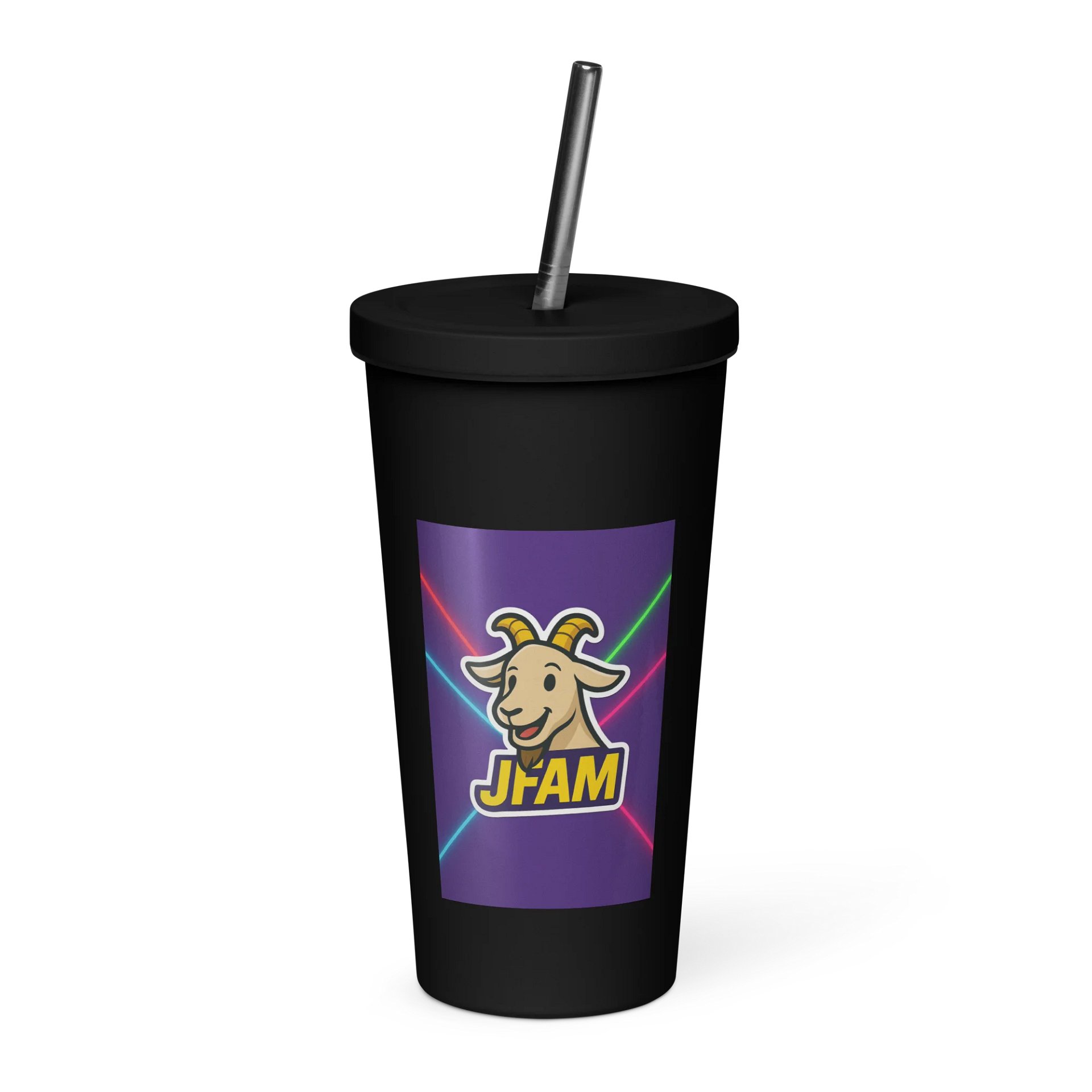 Neon JFAM Goat Insulated Tumbler product image (1)