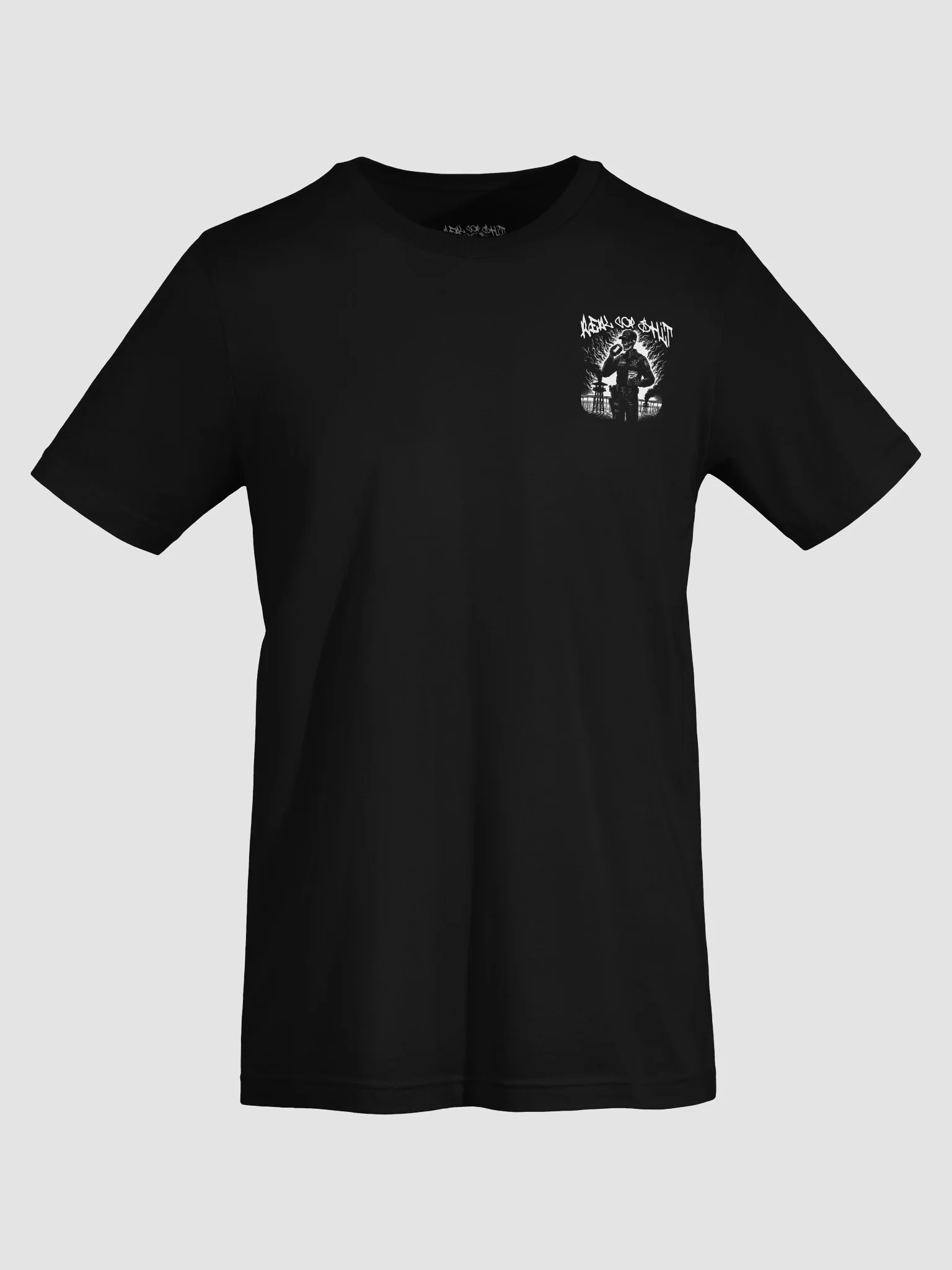 REAL COP SHIT TEE FRONT & BACK product image (5)