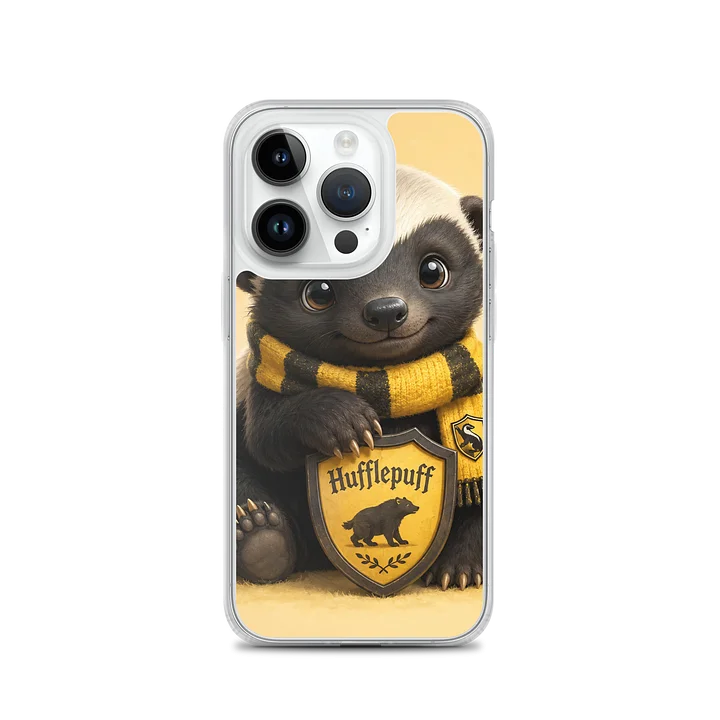 Cute Hufflepuff Badger MagSafe® Clear iPhone Case product image (3)