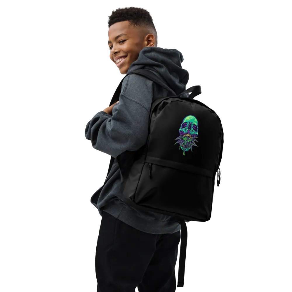 Ethereal Leaf Skull All-Over Backpack product image (7)