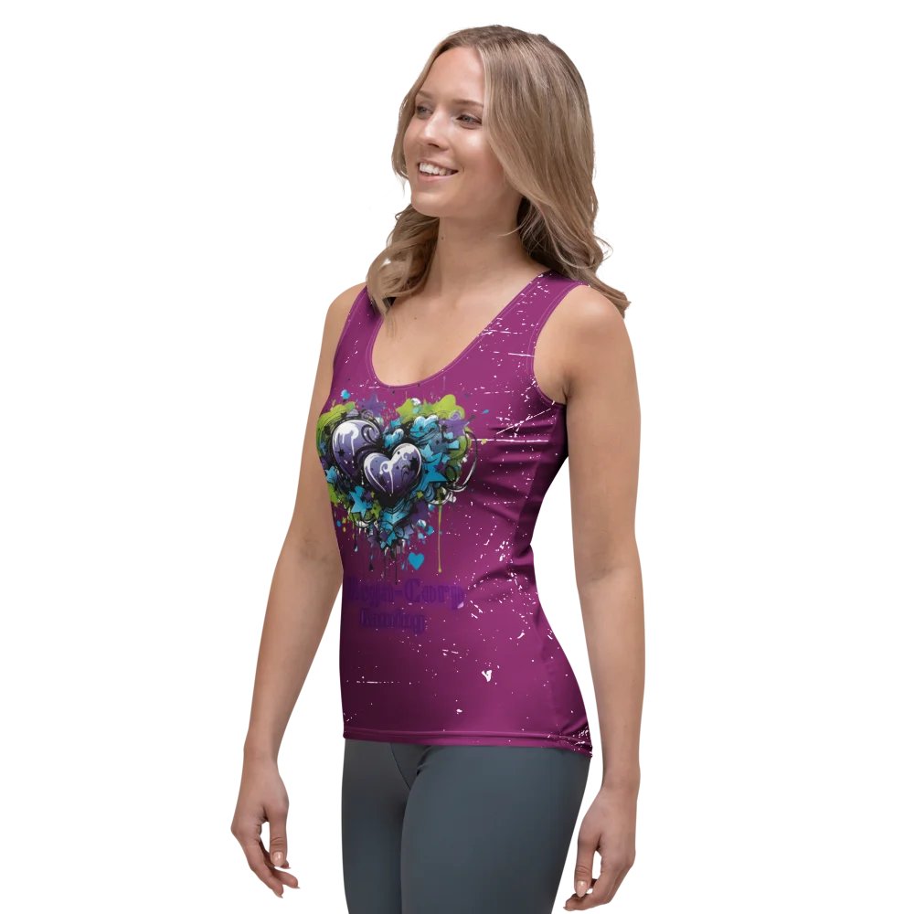 Graffiti Love All-Over Tank Top product image (3)
