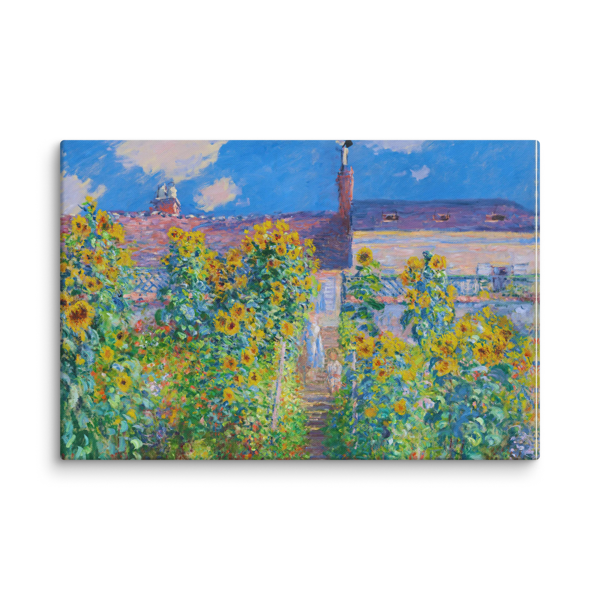 The Artist's Garden at Vétheuil (Claude Monet) Canvas product image (2)