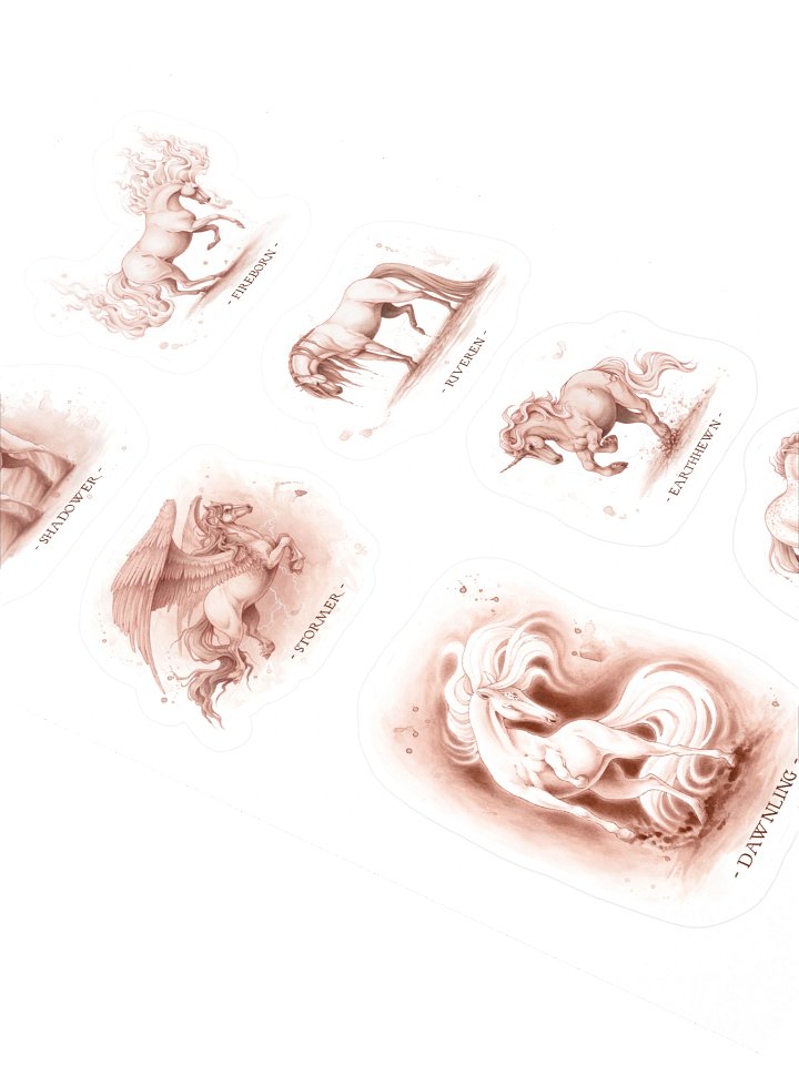 Choose Your Magical Warhorse Sticker Sheet product image (2)