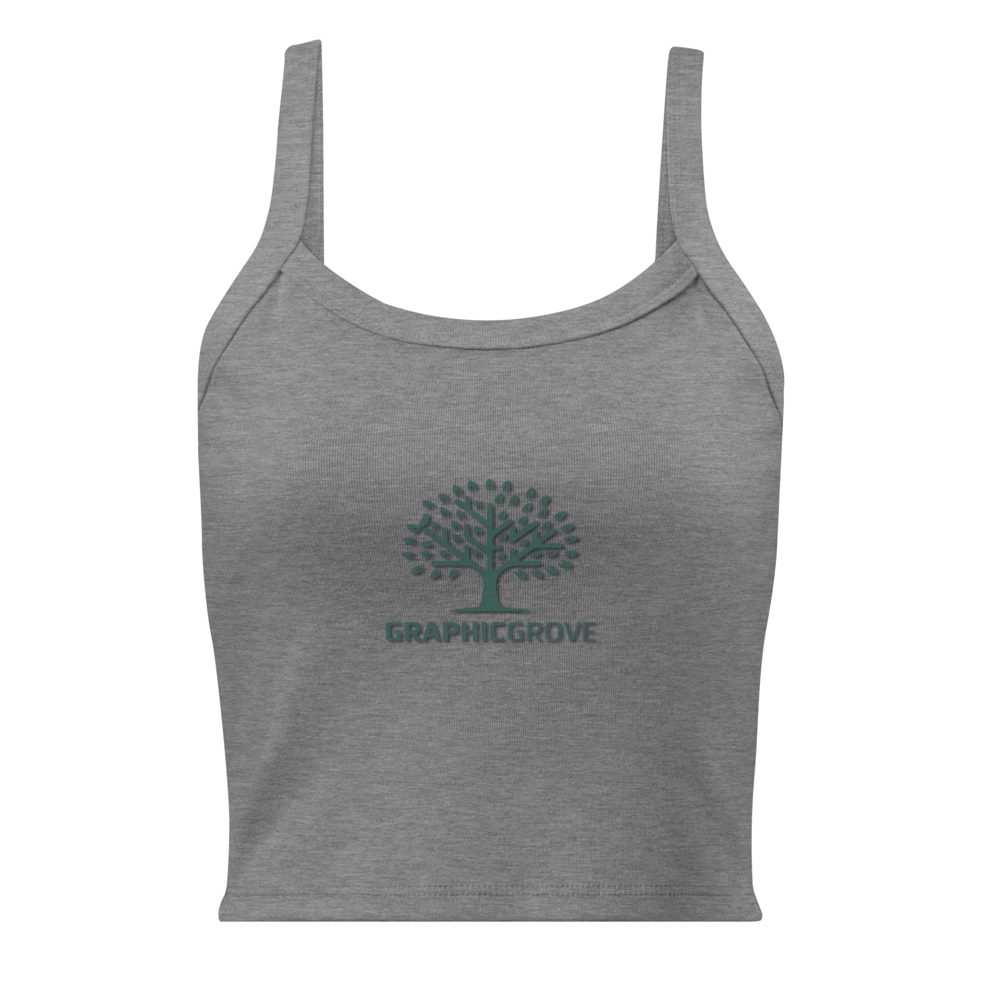 Women’s Micro-Rib Tank Top Graphic Grove Design – Stretch Fit XS-2XL product image (1)