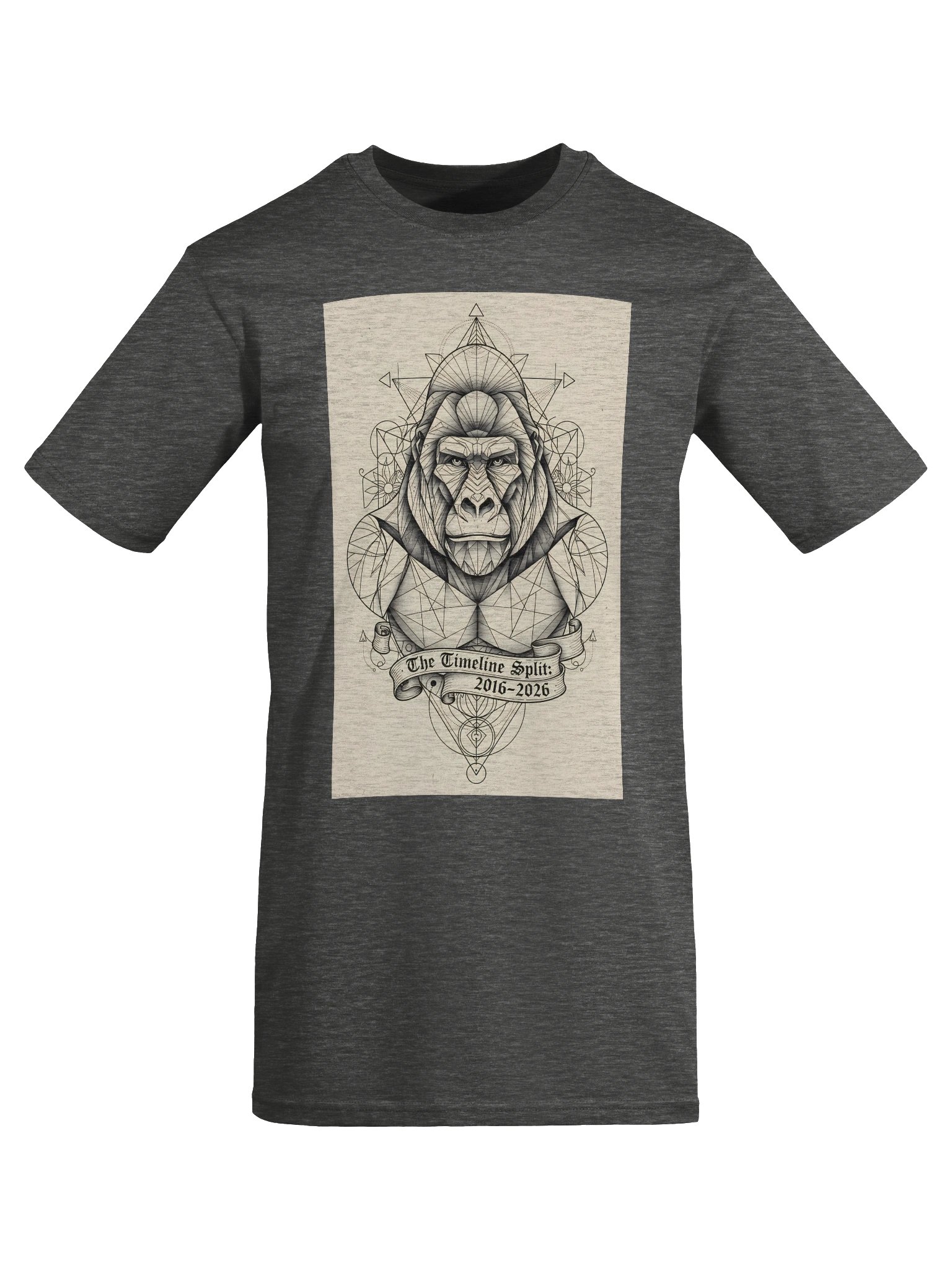 Harambe (Great Reset) // Line art Heavyweight T-shirt product image (5)