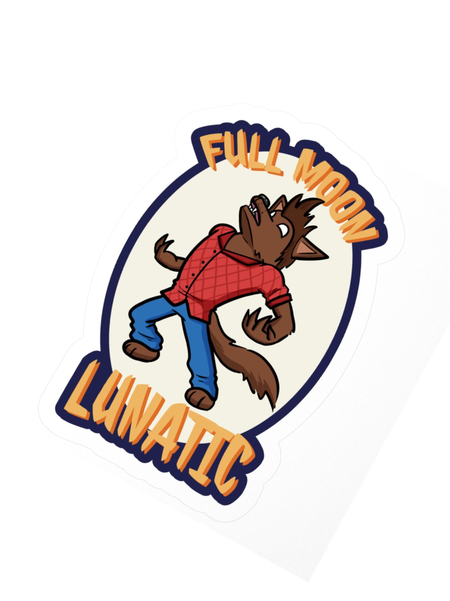 Full Moon Lunatic Sticker product image (5)