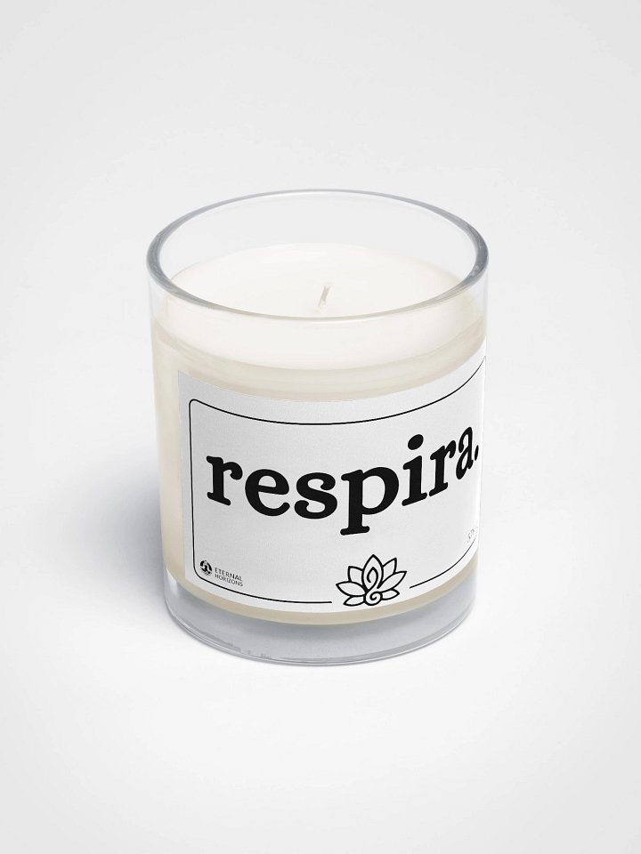 Vela de cera de soja "respira." product image (2)