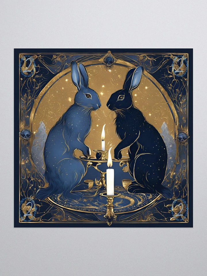 2 of Rabbits-2nd Year Affiliate Anniversary Sticker product image (2)