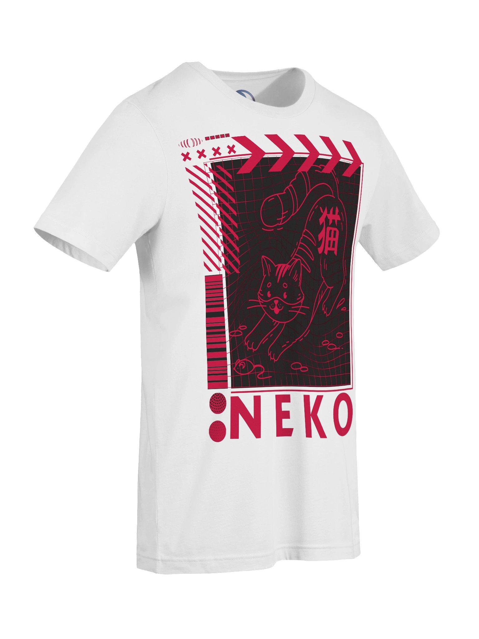 Neko Red & White Tee product image (9)