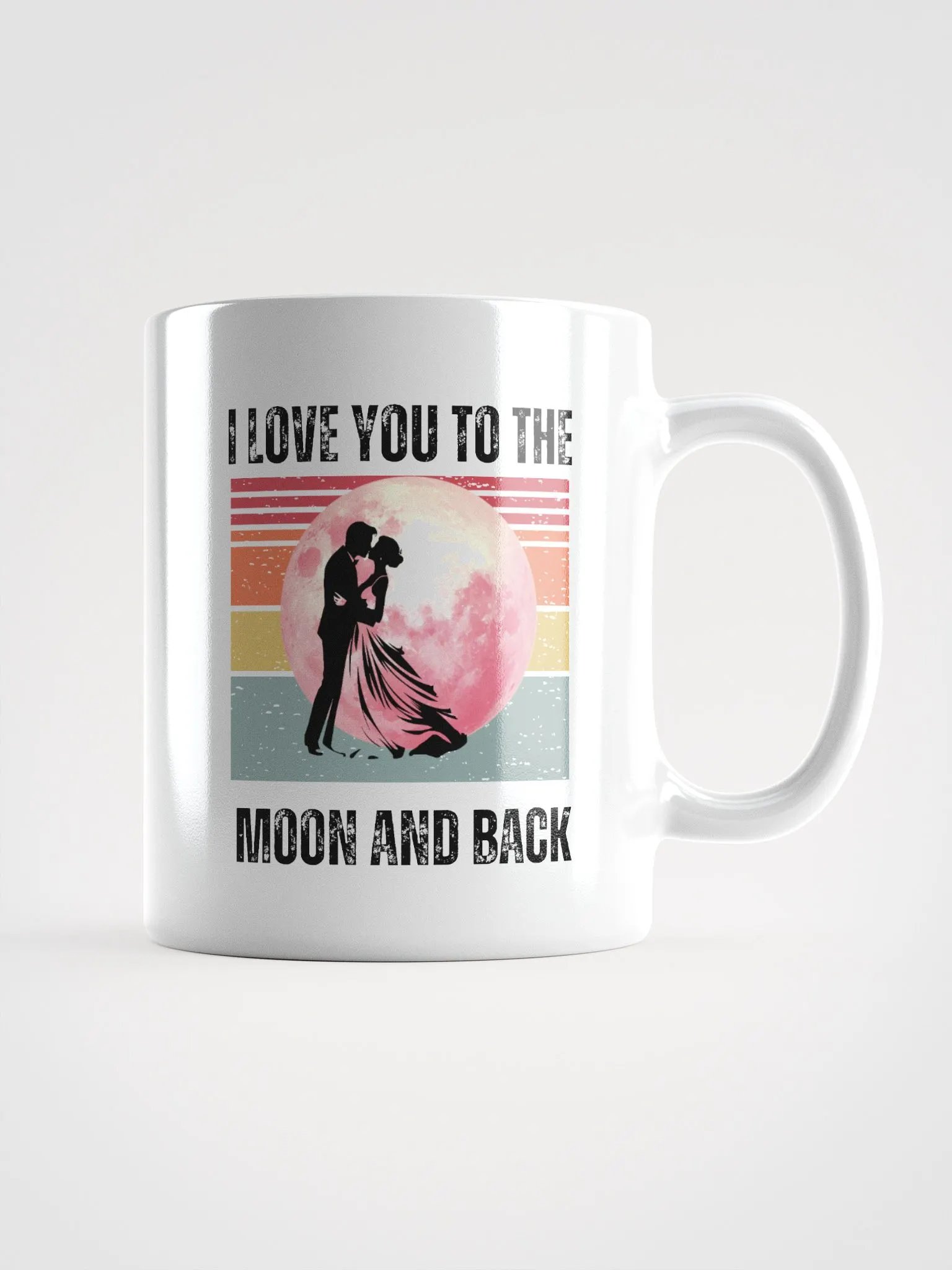 Moonlit Dance White Glossy Mug product image (2)