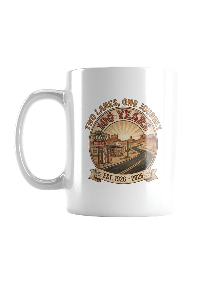 Two Lanes, One Journey - V1 Coffee Cup White product image (1)