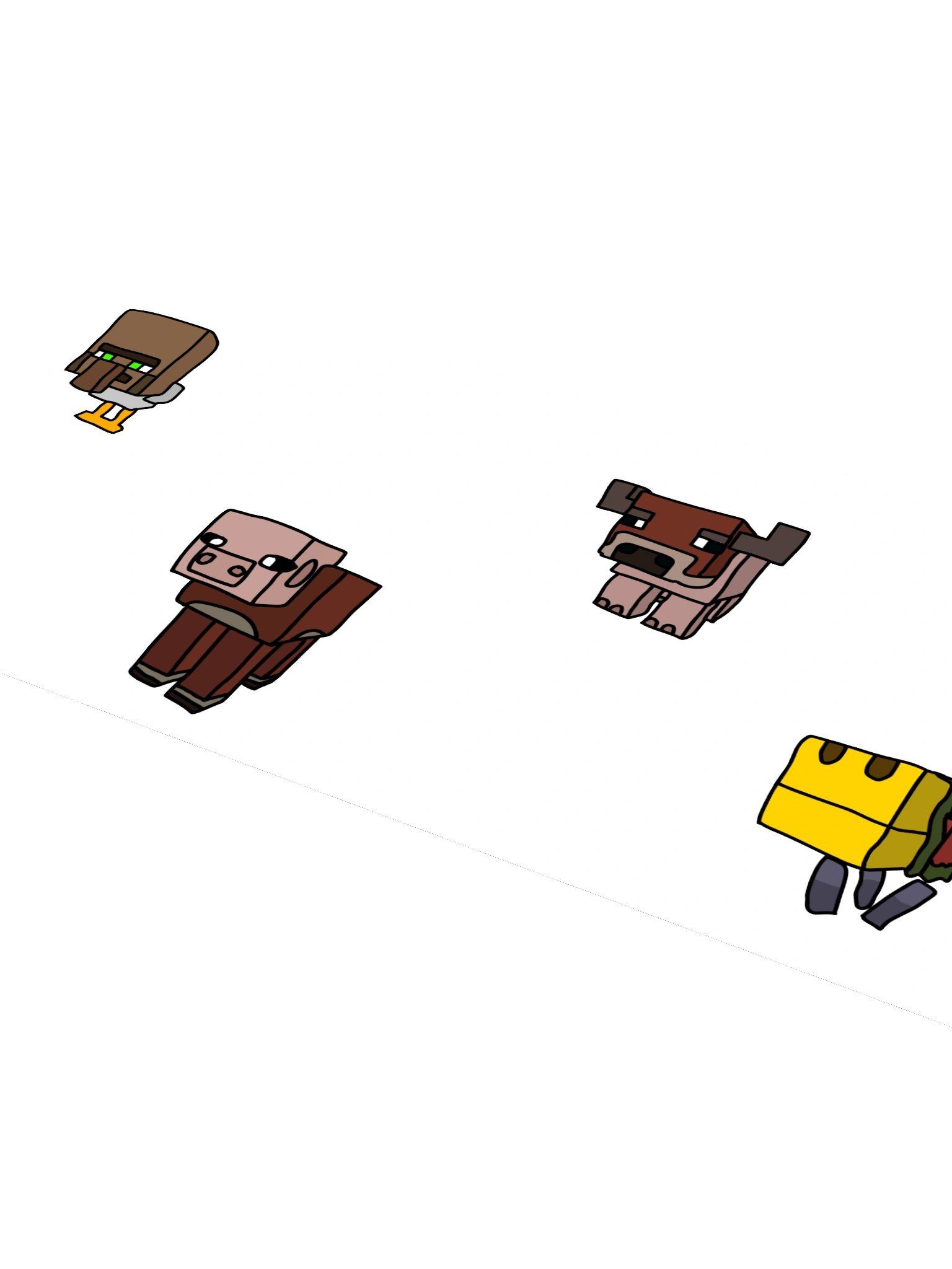 Cross-Bred Mobs Sticker Set product image (4)