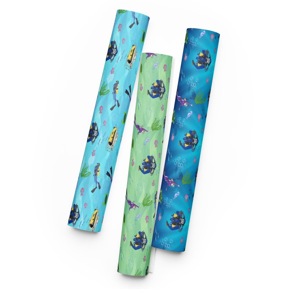 Deep Diving Wrapping Paper Set product image (4)