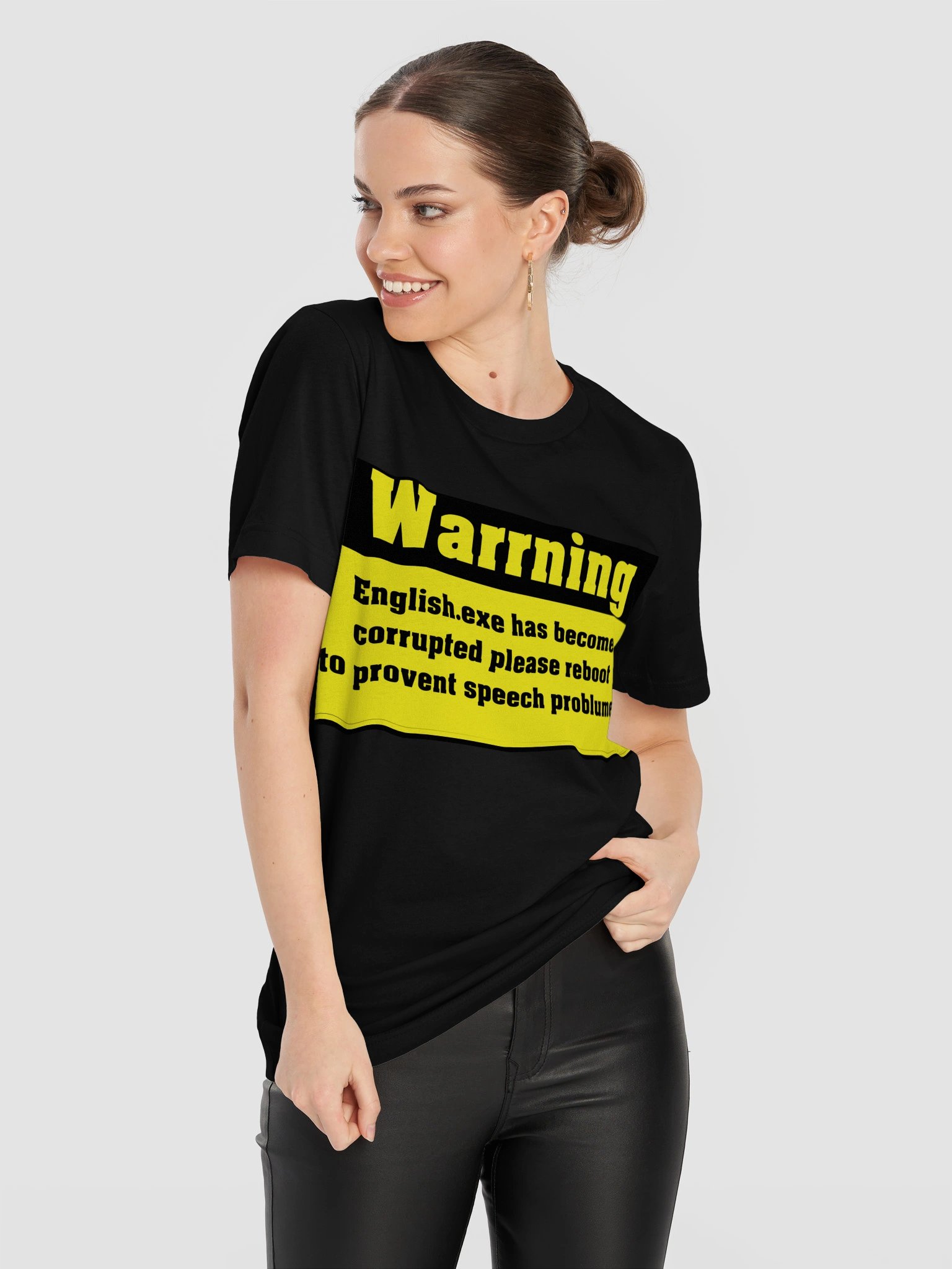 Warning: English.exe Corrupted Tee product image (107)