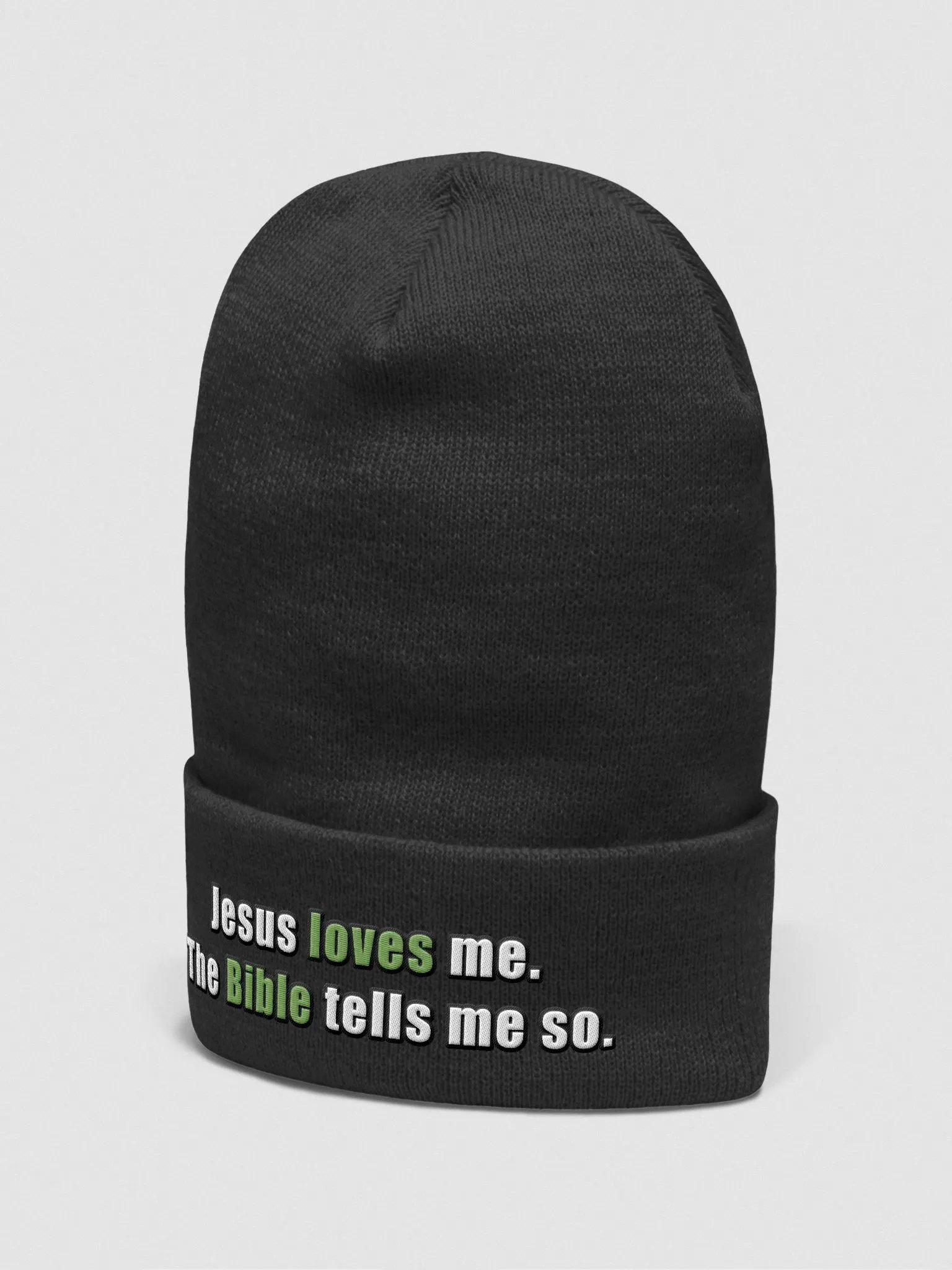 Jesus Loves Me Beanie product image (2)