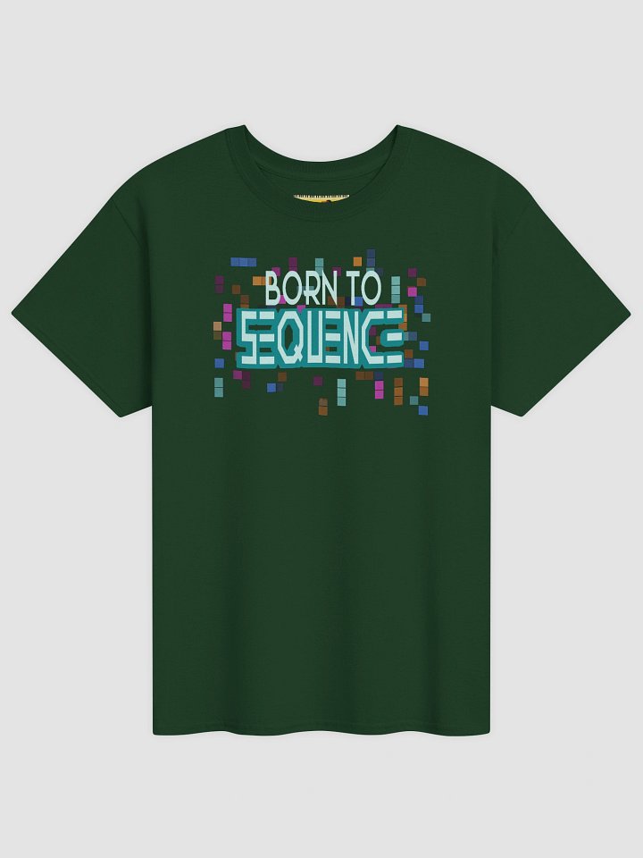 BORN TO SEQUENCE, by Frank Fonik Unisex t-shirt product image (41)