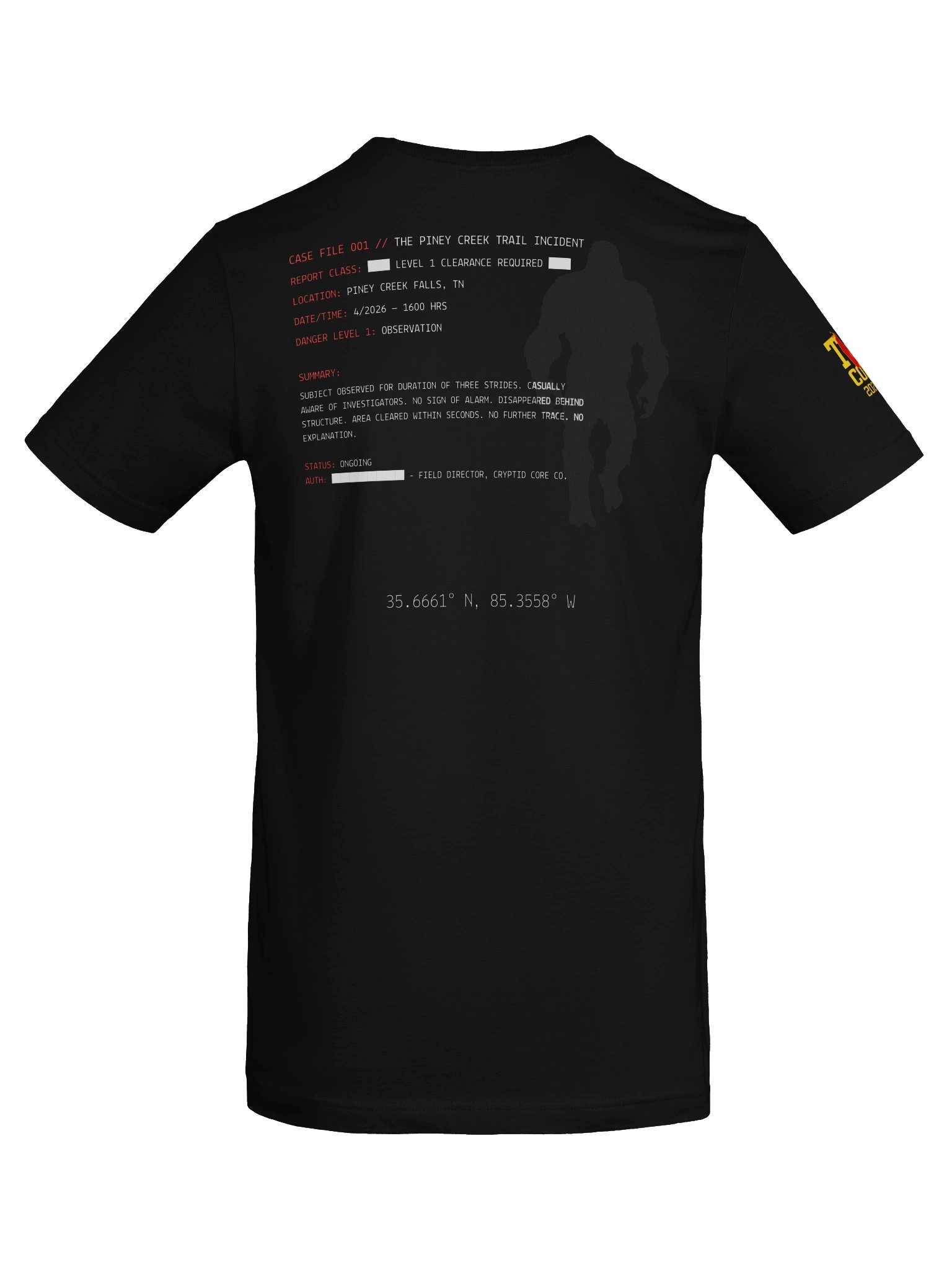 Case File 001 // Tennessee Wildman Con 2026 Edition product image (6)