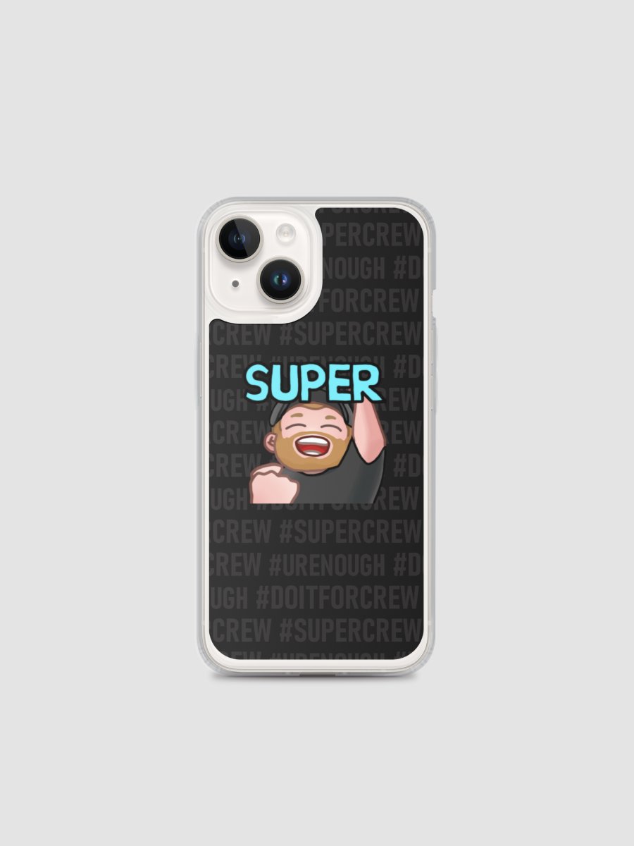 Super - Black with txt iPhone Case product image (1)