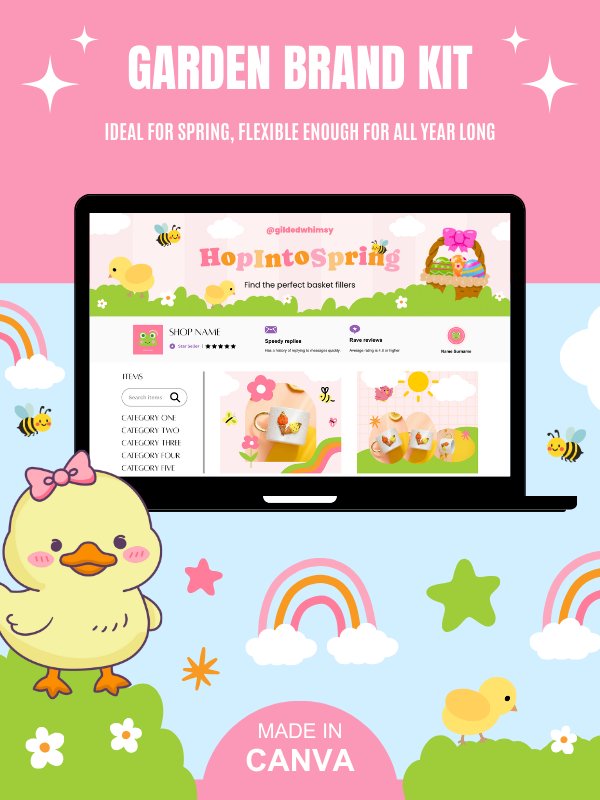 MRR/PLR Garden Etsy Shop Branding Kit product image (1)