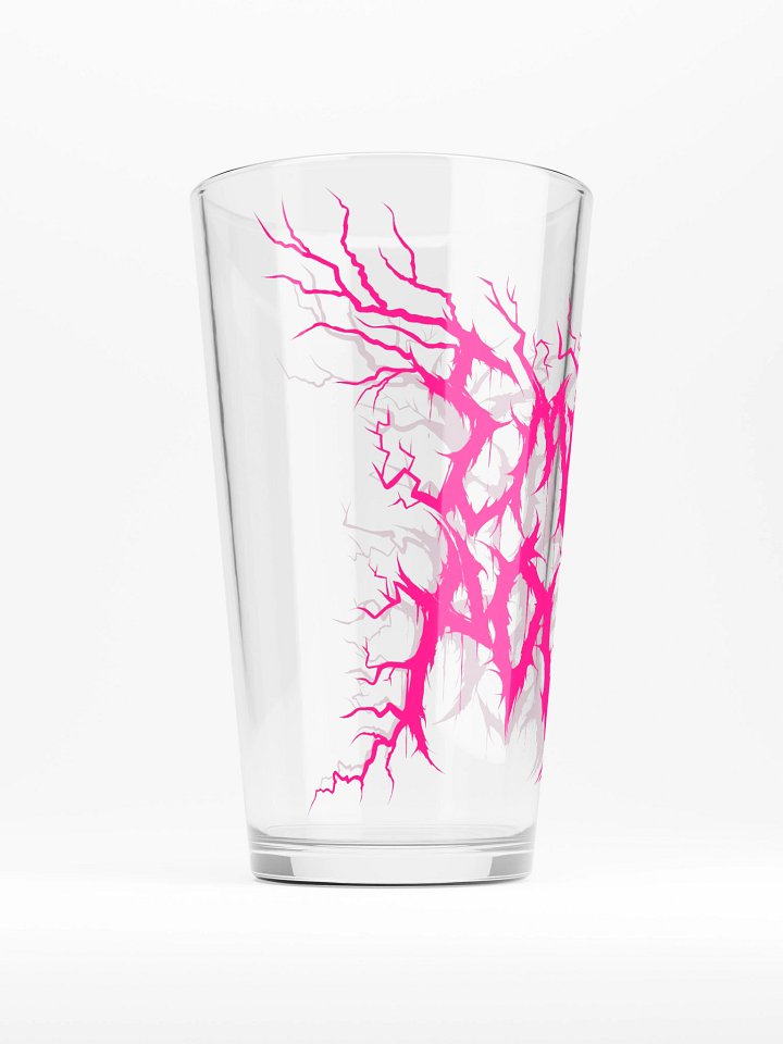 *NEW!* DEATH METAL Empathy is Power Pint Glass (Hot Pink) product image (2)