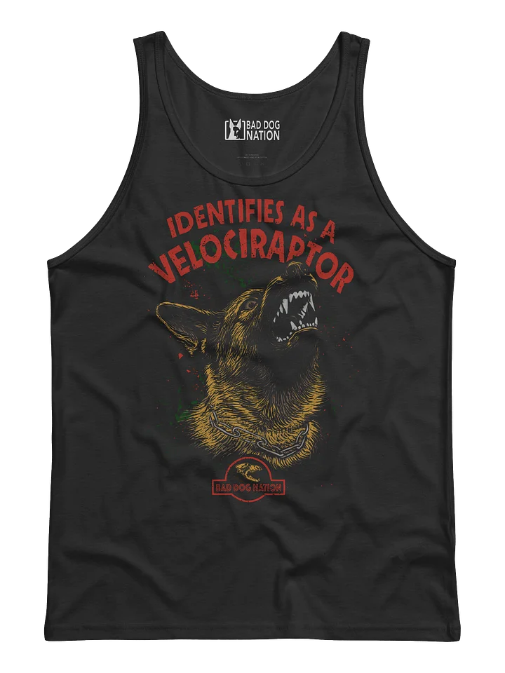 Identifies as a velociraptor - Premium Unisex Tank Top product image (1)