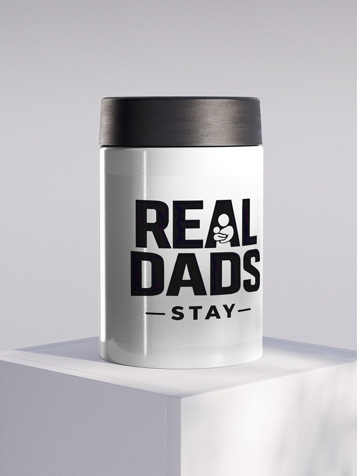 Real Dads Stay Stainless Steel Koozie product image (1)