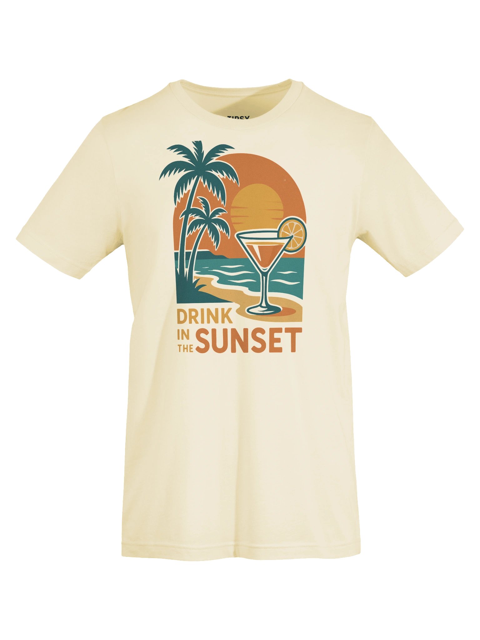 Sunset Sip Unisex Tee product image (7)