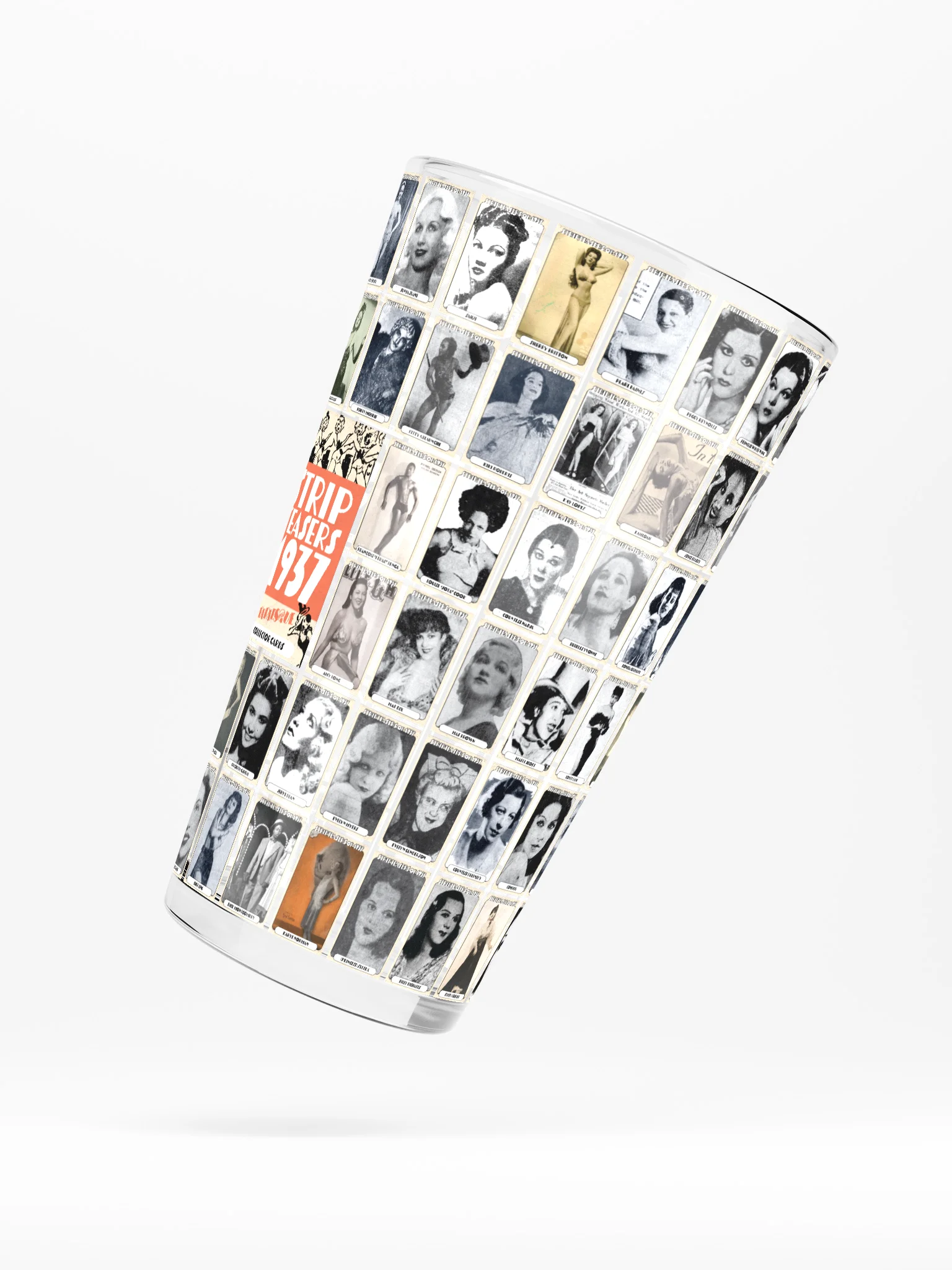 Stripteasers of 1937 Decorative Pint Glass product image (4)