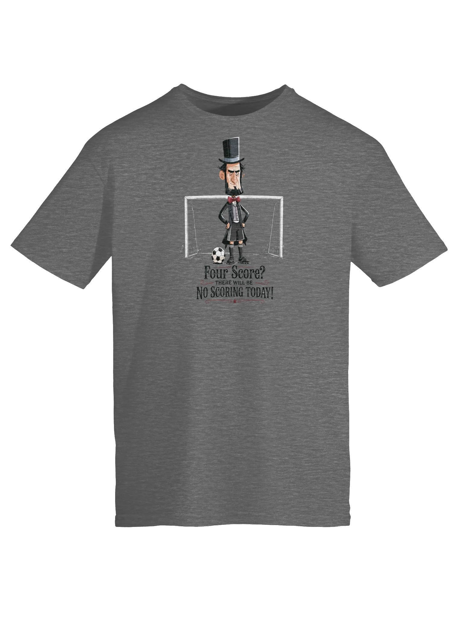 Honest Abe No Scoring Today Soccer Tee product image (5)