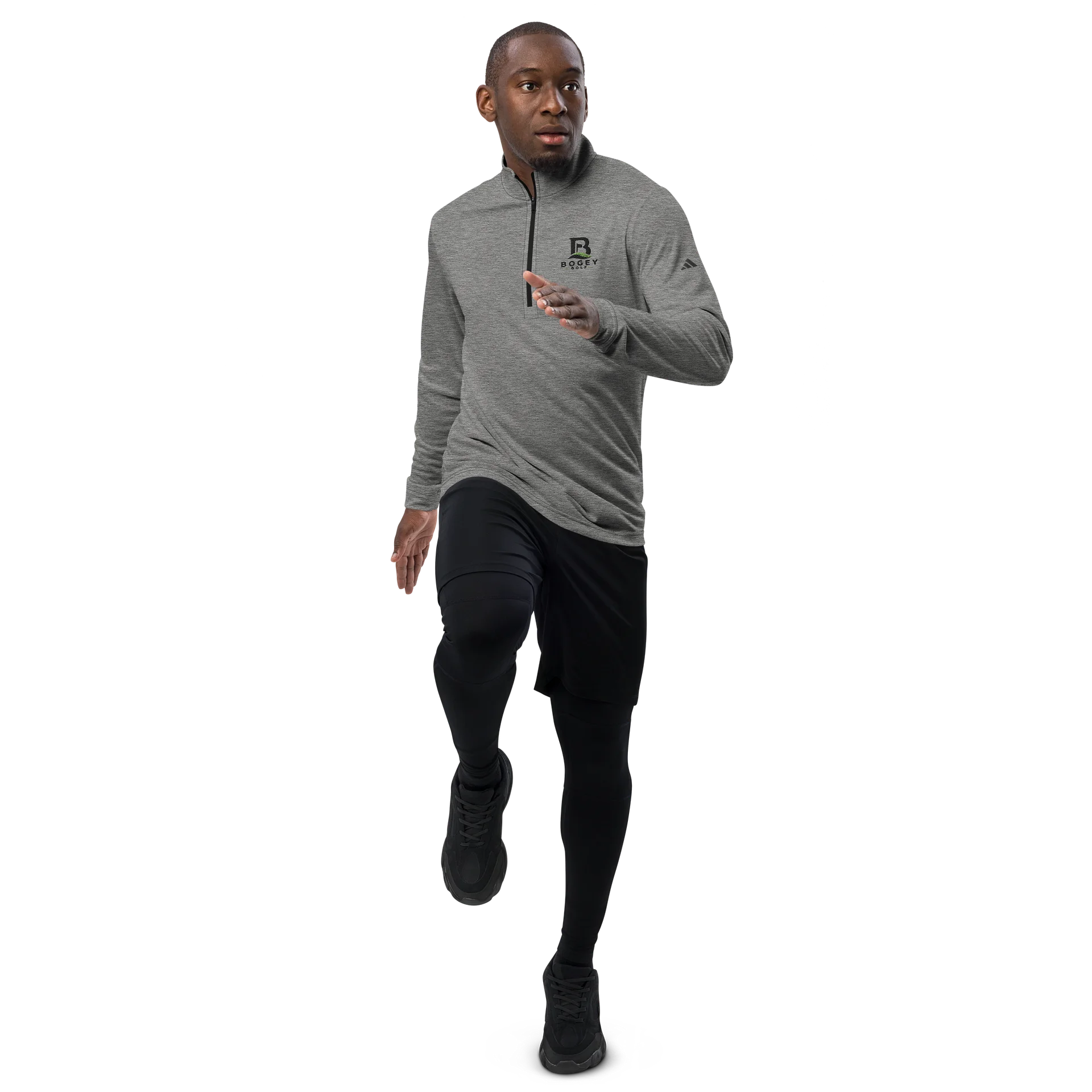 Grey Quarter Zip product image (4)