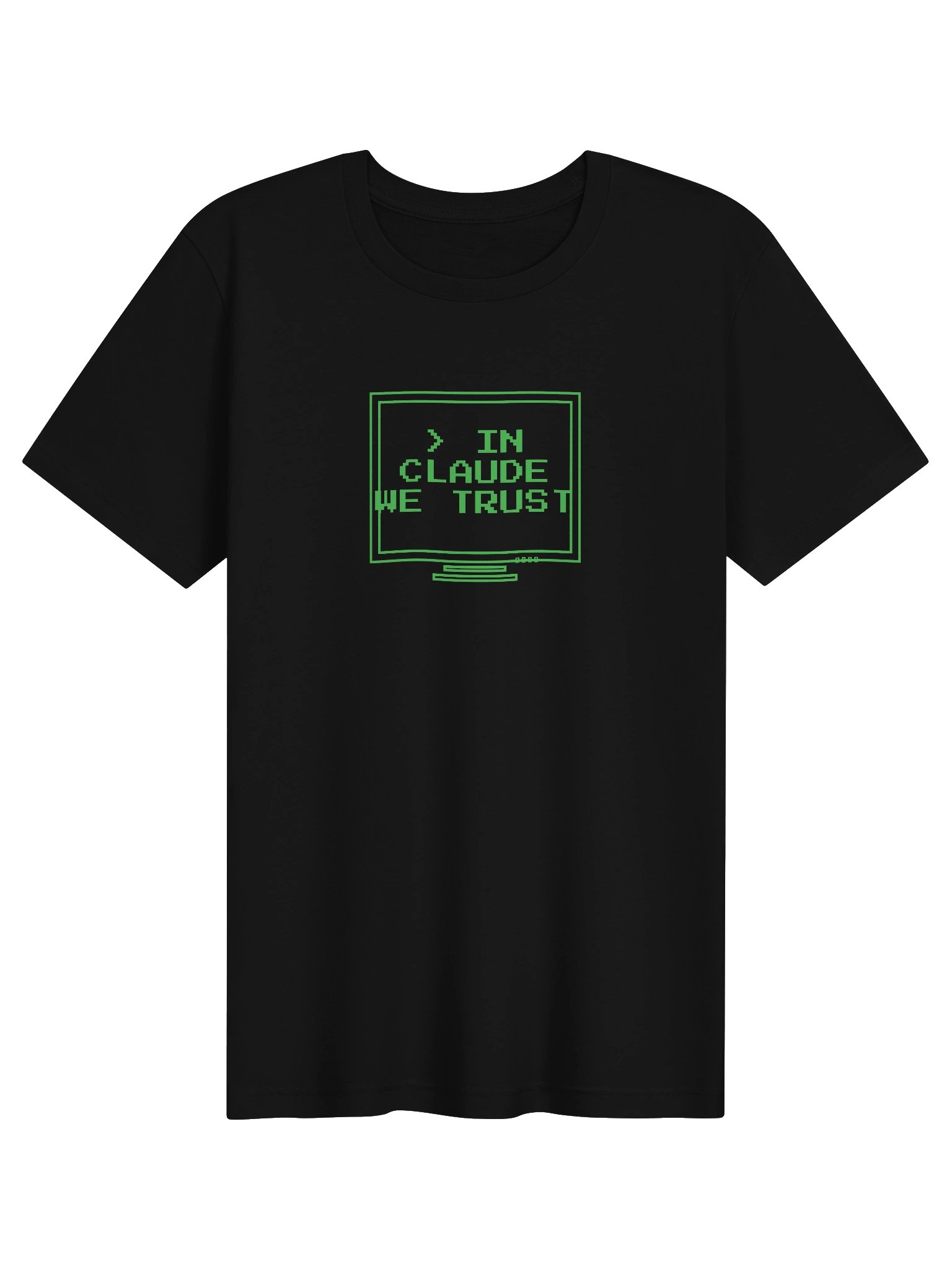 Terminal In Claude We Trust Tee product image (1)