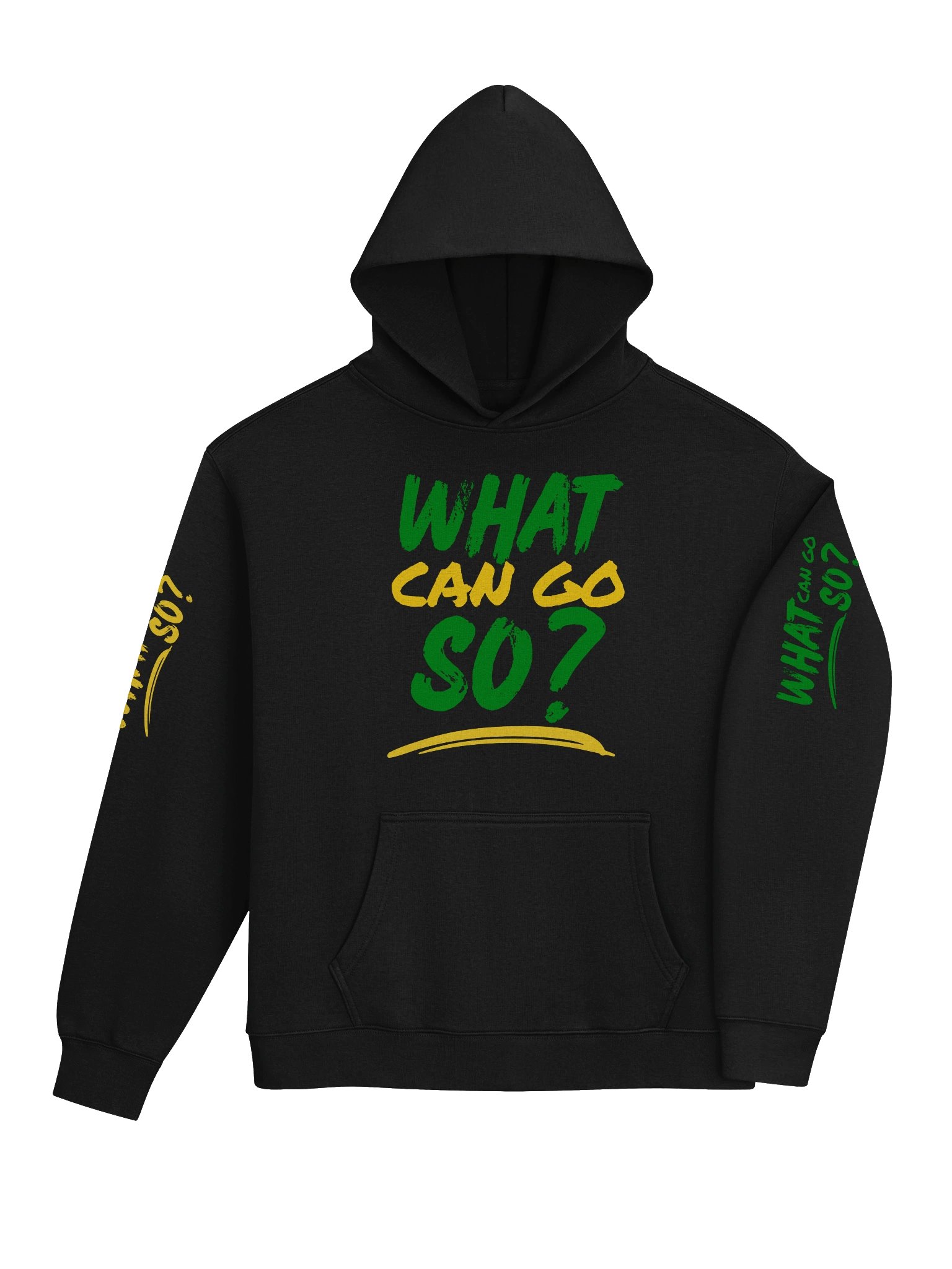 What Can Go So?™ Premium Hoodie – Jamaica's Favourite Question product image (4)