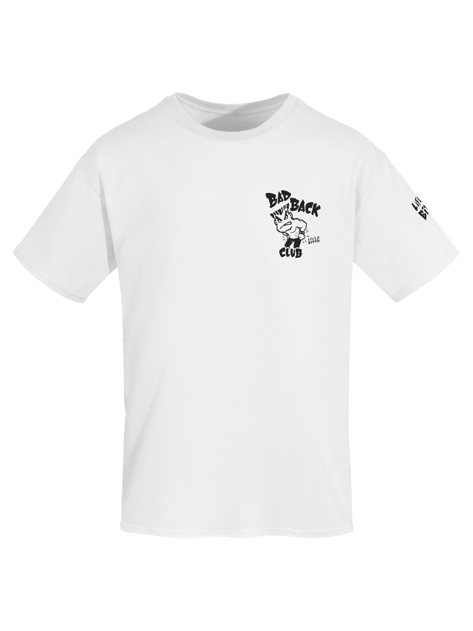 Bad Back Club Small Logo - White T Shirt product image (7)