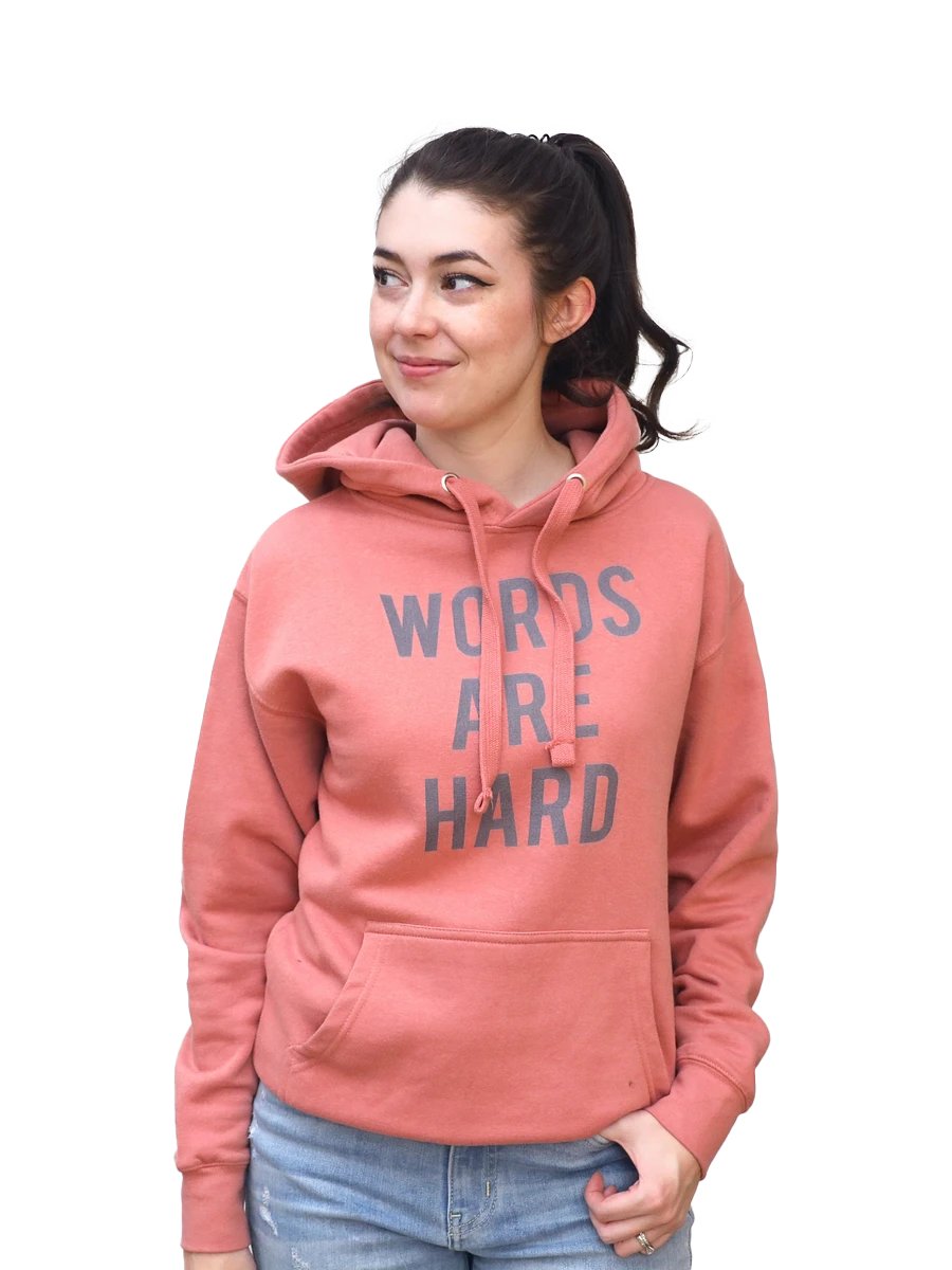 Words Are Hard Hoodie product image (1)