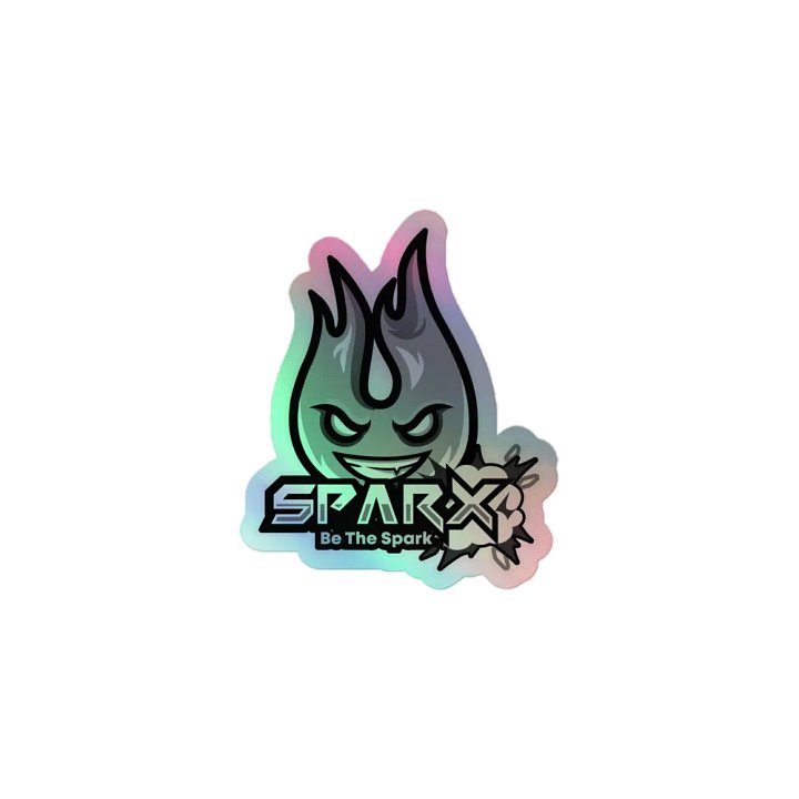 Silver Holographic Kiss-Cut Sticker product image (1)