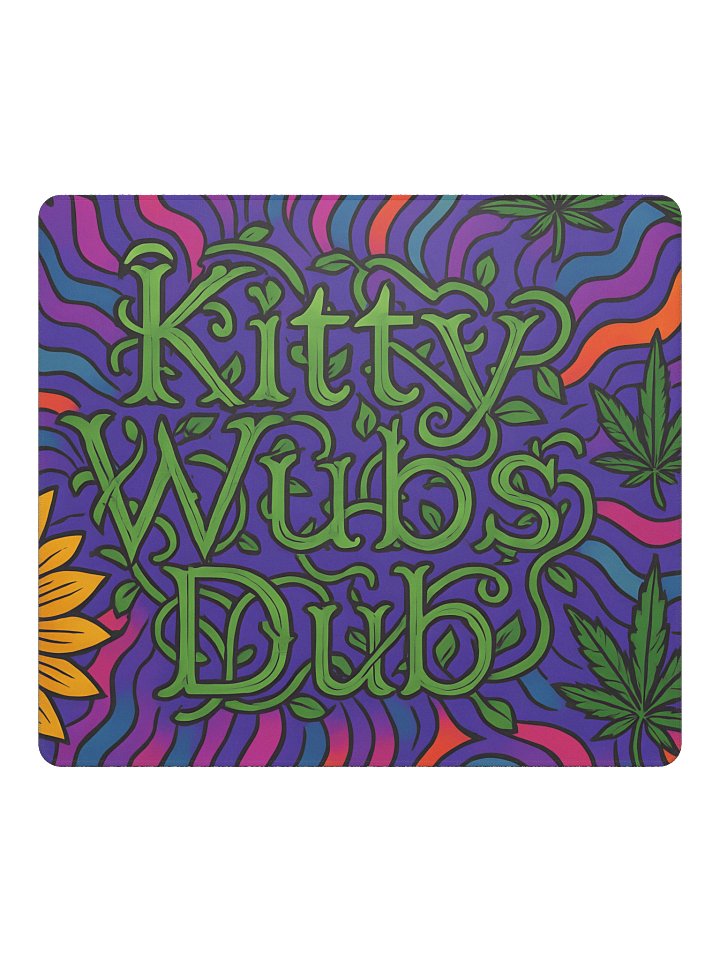 Kitty Sunflower Mouse Pad product image (3)