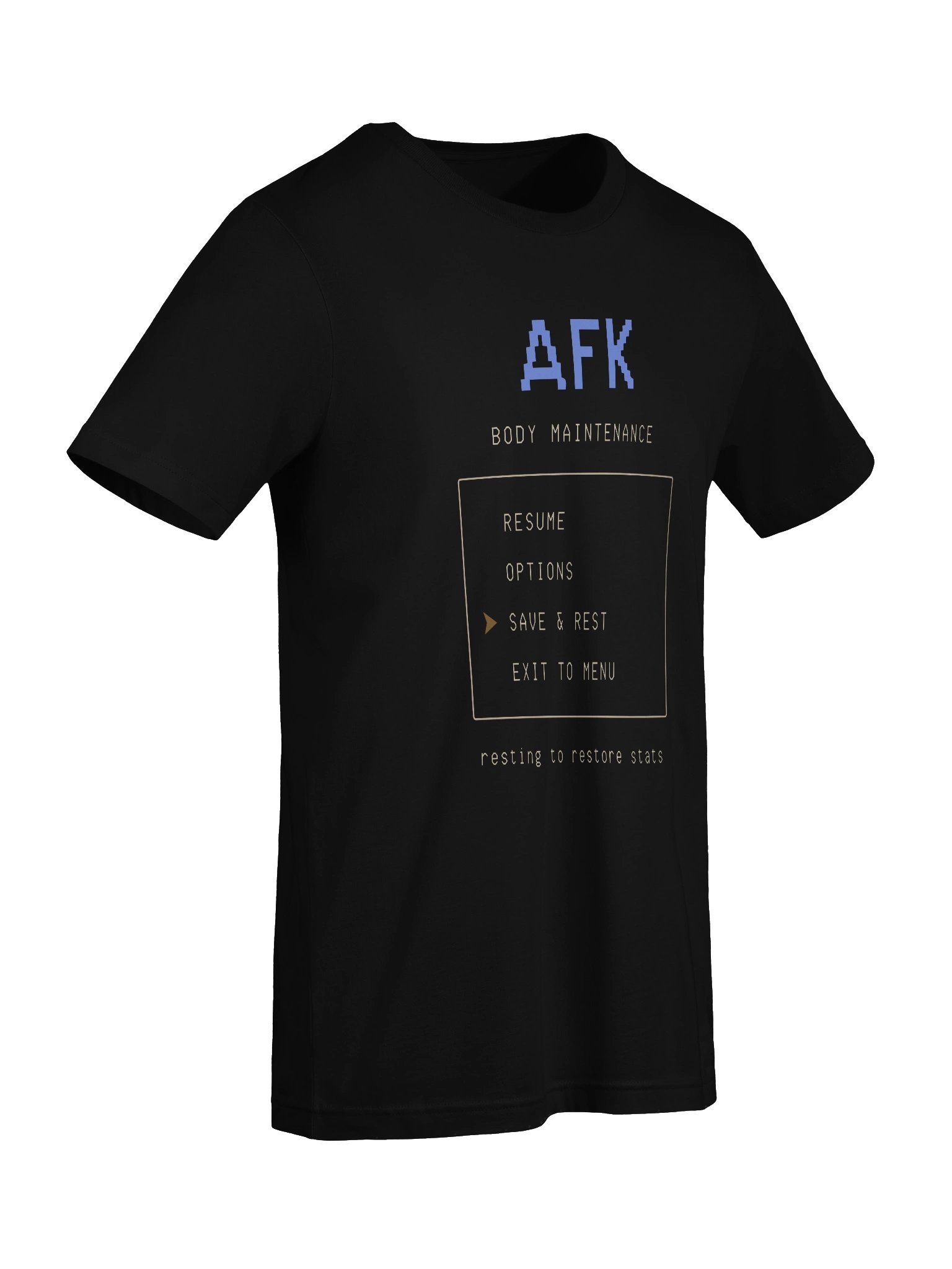 AFK Body Maintenance Shirt | Chronic Illness & Disabled Gamer Humor Tee product image (7)