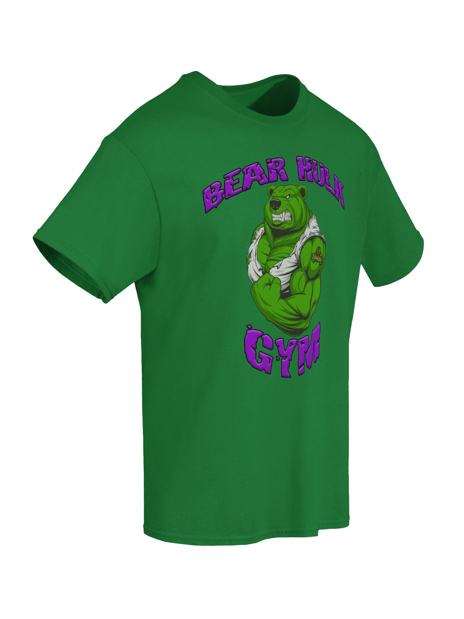 Bear Hulk Gym T-shirt product image (44)